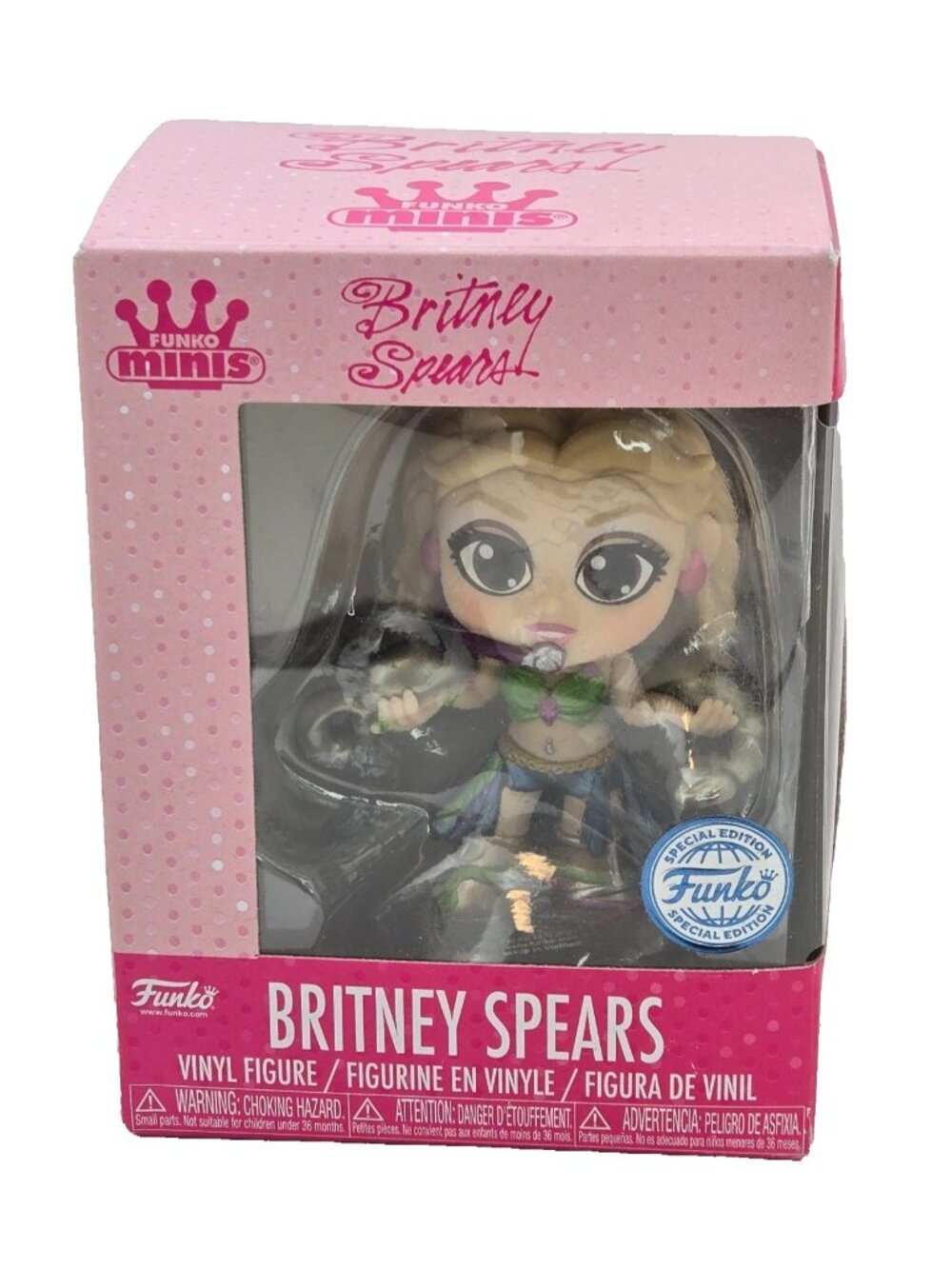 Funko Minis Britney Spears Vinyl Figure Special Edition Pop Collectible New